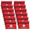 AOUTACC 12pcs Mini First Aid Kit Empty Bag, Travel Empty First Aid Kit Pouch with Zippered for Emergency at Home, Office, Car, Outdoors, Boat, Camping, Hiking(Bag Only) view 1