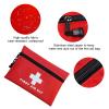 AOUTACC 12pcs Mini First Aid Kit Empty Bag, Travel Empty First Aid Kit Pouch with Zippered for Emergency at Home, Office, Car, Outdoors, Boat, Camping, Hiking(Bag Only) view 2