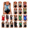 WABEOR One Piece Cutout Swimsuits for Women Sexy Backless High Waisted Swimsuit Cut Out Crisscross Tummy Control Bathing Suit A-Blue view 1