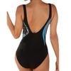 WABEOR One Piece Cutout Swimsuits for Women Sexy Backless High Waisted Swimsuit Cut Out Crisscross Tummy Control Bathing Suit A-Blue view 2