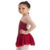 TSSOE Kids Girls Long Sleeve Sequins Printing Ice Roller Figure Skating Dress Illusion Ballet Dancewear F01 14 Years view 3