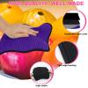 Anglekai 3 Pack Bowling Ball Towels, 10" x 8" Microfiber Bowling Shammy Accessories with Easy-Grip Dots Non-Slip (Blue+Purple+Pink) view 4