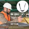 Toddmomy 2Pcs Adjustable Hard Hat Chin Strap with Y-Design for Enhanced Stability and Universal Compatibility - Black Safety Chin Holder view 4