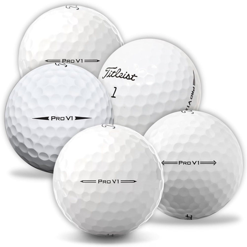 Golf Ball Monkey Cheap Recycled for Titleist ProV1 Golf Balls Bulk 50 Pack - 3A / Good Used Golfballs for Titleist Golf Balls Pro V1 Balls for Men & Women (Packaging May Vary)