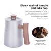 Boundless Voyage Camping Titanium Cup, Mug Ultralight Camping Travel Tea Service Water Cup Outdoor Coffee Pot Kettle Cups Drinkware with Foldable Handle (380ML Kettle) Ti3116D view 3