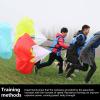 tinysiry Running Speed TrainingChute, Resistance Parachute 56 inch Speed Powerchute Umbrella, Running SprintChute Soccer Football Sport Speed Training Black view 3