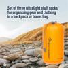 Sea to Summit Ultra-SIL Stuff Sack 3-Piece Set, 3L, 5L, and 8L view 2