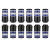 12pcs/Pack Custom Tip 0.355 Golf Ferrules Fit Taper Tip Iron Wedge for Taylormade Titleist Ping Cobra Mizuno etc Golf Brands (Blue Ring) view 2