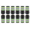12pcs/Pack Custom Tip 0.355 Golf Ferrules Fit Taper Tip Iron Wedge for Taylormade Titleist Ping Cobra Mizuno etc Golf Brands (Green Ring) view 2