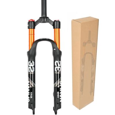 ZECHAO 26 27.5 29 Inch Air Mountain Bike Suspension Forks,Magnesium Alloy 100mm Travel Quick Release Air Supension Front Fork Bike Accessories (Color : Straight-HL, Size : 29inch)