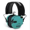 Walker's Razor Slim Electronic Muff Light Teal Razor Walkie Talkie Handsfree Communication, Black view 2