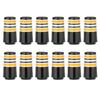 12pcs/Pack Custom Tip 0.355 Golf Ferrules Fit Taper Tip Iron Wedge for Taylormade Titleist Ping Cobra Mizuno etc Golf Brands (Orange Ring) view 1