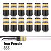 12pcs/Pack Custom Tip 0.355 Golf Ferrules Fit Taper Tip Iron Wedge for Taylormade Titleist Ping Cobra Mizuno etc Golf Brands (Orange Ring) view 3