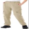 Rdruko Women's Hiking Cargo Pants Lightweight Quick Dry Water Resistant Outdoor Work Travel Pants with Pockets Light Khaki Medium view 1