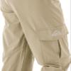 Rdruko Women's Hiking Cargo Pants Lightweight Quick Dry Water Resistant Outdoor Work Travel Pants with Pockets Light Khaki Medium view 4