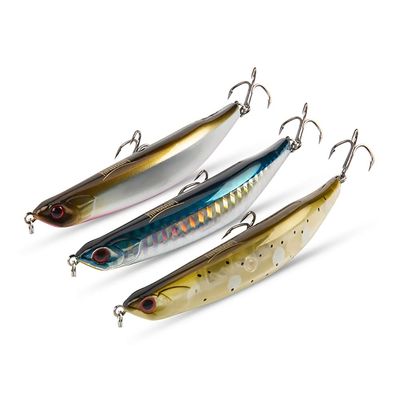 Kingdom Topwater Floating Pencil Fishing Lures Jerkbaits Artificial Wobbles Hard Baits Fishing for Bass (0.35oz/4.3in)