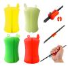 4pcs Fishing Rod Ball Skinny Tie Fishing Accessories Binding Fishing Accessories Fishing Rod Strap Fishing Pole Wrap Equipment TPR Soft Glue Non-Slip Stretchy Rod Tie view 1