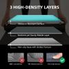 GymCope Large Exercise Mat for Home Workout,12x6/10'x6'/9'x6'/8'x6'/7'x5'/6'x4' (7mm) Extra Thick Workout Mat, High-Density Gym Mat for Cardio, Jump Rope, MMA, Weights (Shoe-Friendly) view 4