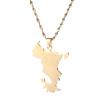 France Mayotte Pendant Necklaces for Women Mamoudzou Mahore Jewelry (Gold) view 1