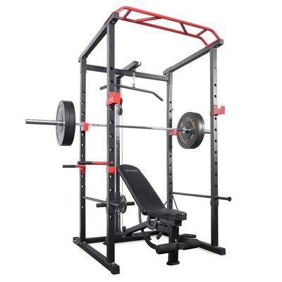 Power Cage (Power Cage + Weight Bench, Black)