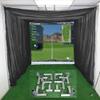 10x10x10 Cimarron Sports Masters Golf Simulator Hitting Net with Frame Corner Kit view 1
