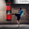 Yuecoom Punching Kicking Sandbag, Empty Training Boxing Hook Kick Sandbag, Fight Punching Bag for MMA Muay Thai Karate Taekwondo Training(80cm-Red) view 4