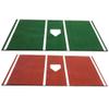 Cimarron Sports Outdoor Practice Deluxe 7x12 Home Plate Mat W Throw Down Home Plate - Clay view 1