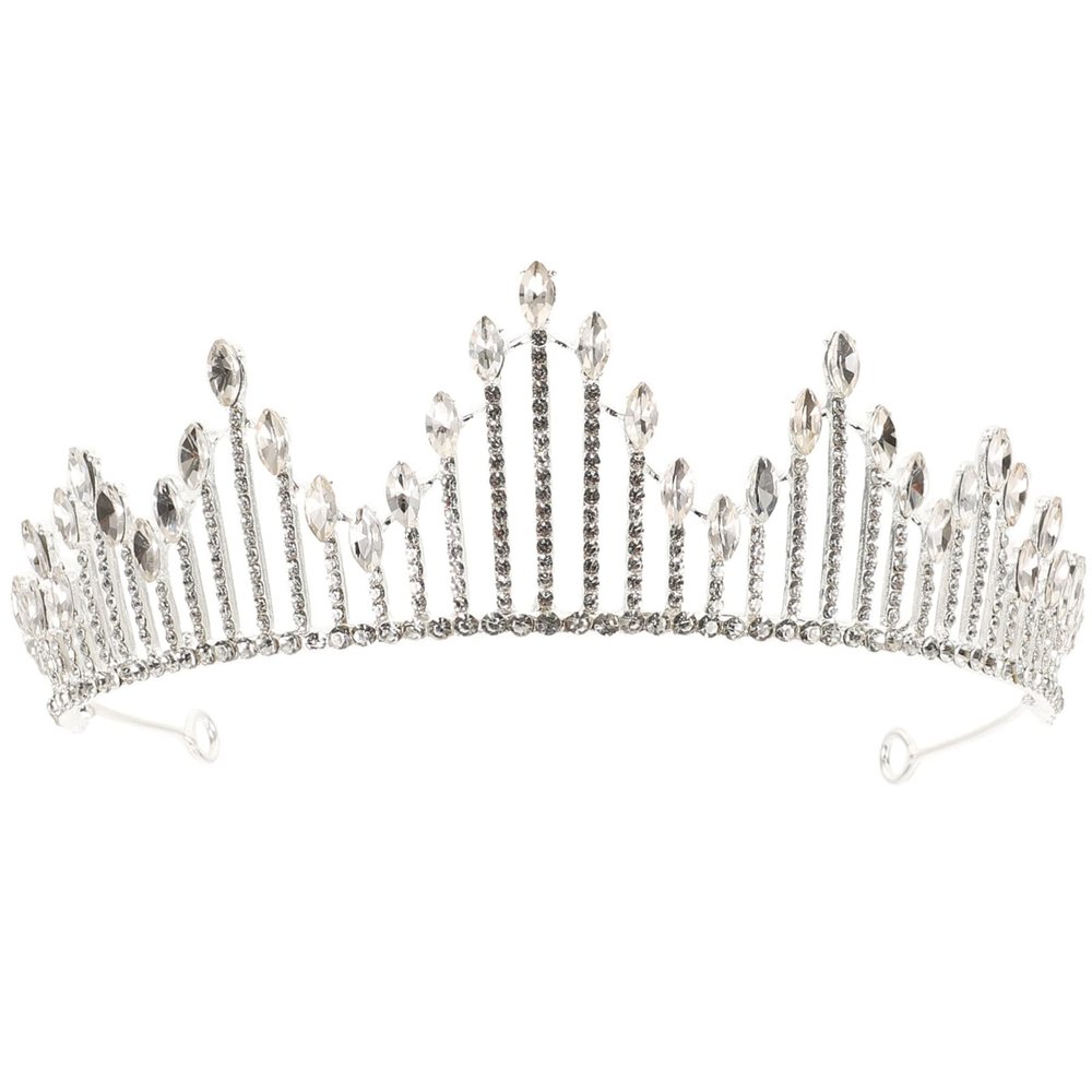 LALAFINA Rhinestone Bridal for Weddings Lightweight Water-resistant Headpiece for Brides and Parties Stunning Decorative Accessory for Special Occasions