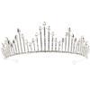 LALAFINA Rhinestone Bridal for Weddings Lightweight Water-resistant Headpiece for Brides and Parties Stunning Decorative Accessory for Special Occasions view 1