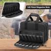 GOBUROS Tactical Gun Range Bag for 4 Handguns and Ammo, Pistol Duffle Bag with TSA Lock and 14x Magazine Slots for Hunting Shooting Range Sport view 2