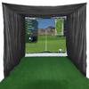 Cimarronsports 10x10x10 Masters Golf Net w Frame Kit, 4x6 Ultimate Golf Mat, & Ball Tray view 3