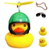 ACEDOAMARE Duck Bike Bell, Cute Rubber Yellow Duck Bicycle Accessories with LED Light Propeller Helmet Squeeze Horns for Adults Kids Children Cycling Motorcycle Handlebar Bicycle (Watermelon) view 1