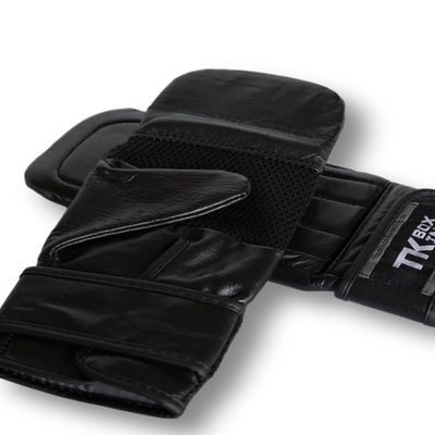 TK Boxing Gladiators - Bag Mitt Gloves (Black, L)