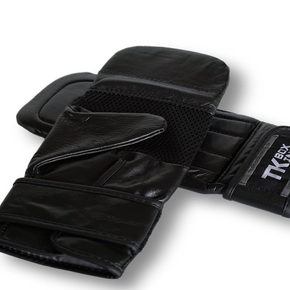 TK Boxing Gladiators - Bag Mitt Gloves (Black, L)
