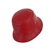 Mumcu's Leather Bucket Women Sun Retro Hat Fashion Fisherman Fishing Cap (as1, Alpha, m, Red) view 2