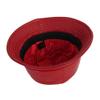 Mumcu's Leather Bucket Women Sun Retro Hat Fashion Fisherman Fishing Cap (as1, Alpha, m, Red) view 3