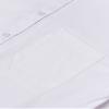 Alimens & Gentle Boys Long Sleeve Solid Button Down Oxford Shirt Collared Cotton Top with Chest Pocket White view 4
