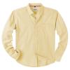 Alimens & Gentle Mens Solid Oxford Shirt Long Sleeve Dress Shirt Work Casual Button Down Shirts with Pocket,Yellow,4X-Large view 1