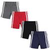 Hudson Baby Unisex Baby and Toddler Shorts Bottoms 4-Pack, Red Navy, 3-6 Months view 1