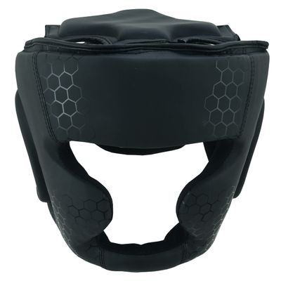 PFG Headgear for Boxing MMA Muay Thai Training (Black, Small-Medium)