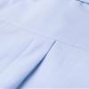 Alimens & Gentle Boys Long Sleeve Solid Button Down Oxford Shirt Collared Cotton Top with Chest Pocket Light Blue view 3