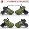 Amberide Taurus GX4 IWB Holster, Kydex-Boltaron Inside Waistband Holster for Taurus GX4 9mm Pistol, Secure Retention, 030 Adjustable Cant view 2