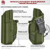 Amberide Taurus GX4 IWB Holster, Kydex-Boltaron Inside Waistband Holster for Taurus GX4 9mm Pistol, Secure Retention, 030 Adjustable Cant view 4