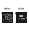 Skip's Garage ACA Synergy Pro Dual Sided Cornhole Bags | Las Vegas Black Design | Set of (4) All-Weather Resin Filled Stick & Slide Corn Hole Bags view 2