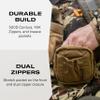FHF Gear E3 Pouch  Multipurpose MOLLE Accessory Pouch for Bino Harnesses, Chest Rigs & Hip Belts, Blaze Orange view 3