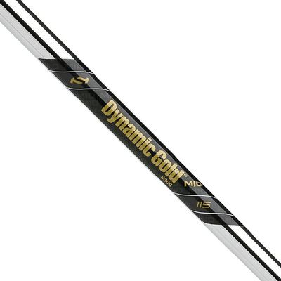TRUE TEMPER Mid 115 Golf Shaft Set - Choose Set Makeup and Flex - R300, S300 or X100 (3-PW (8 Shafts) X100 X-Stiff Flex)