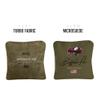 Skip's Garage ACA Synergy Pro Dual Sided Cornhole Bags | Buffalo Olive Design | Set of (4) All-Weather Resin Filled Stick & Slide Corn Hole Bags view 2