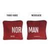 Skip's Garage ACA Synergy Pro Dual Sided Cornhole Bags | Norman Red Design | Set of (4) All-Weather Resin Filled Stick & Slide Corn Hole Bags view 2