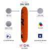 ACA Synergy Pro Dual Sided Cornhole Bags | Denver Orange Design | Set of (4) All-Weather Resin Filled Stick & Slide Corn Hole Bags view 3