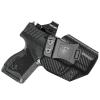 Amberide Taurus GX4 IWB Holster, Kydex-Boltaron Inside Waistband Holster for Taurus GX4 9mm Pistol, Secure Retention, 030 Adjustable Cant view 1